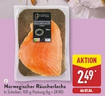 Aktuelles Norwegischer Räucherlachs Angebot bei ALDI Nord in Hannover