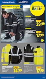 Prix et réduction Sweat Homme dans le prospectus Lidl en cours Offre Sweat Homme dans le catalogue Lidl du moment à la page 49