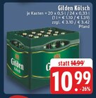 Kölsch im Angebot bei EDEKA in Bornheim Kölsch Angebote von Gilden bei EDEKA Bornheim für 10,99 €