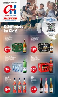 Mineralwasser im Huster Prospekt "Aktuelle Angebote" mit 8 Seiten (Dresden)