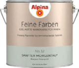Feine Farben Wandfarbe von Alpina im aktuellen Globus-Baumarkt Prospekt