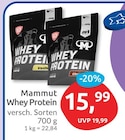 Whey Protein Vanilla von Mammut für 15,99 € bei budni im Angebot Whey Protein Vanilla von Mammut im aktuellen budni Prospekt