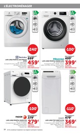 Promos Lave-Linge dans le catalogue "U CULTURE & TECHNOLOGIE du Pays de l'Arbresie" de Super U Lave-Linge en promo dans le catalogue Super U à la page 18