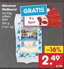 Aktuelles Münchner Weißwurst Angebot bei Netto Marken-Discount in Wuppertal ab 2,49 €