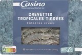 Crevettes tropicales tigrées entières crues surgelées - CASINO dans le catalogue Casino Supermarchés
