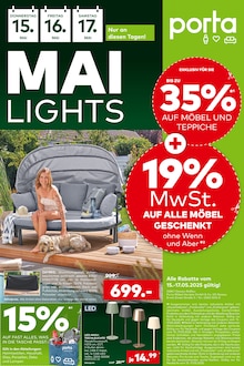 Aktueller porta Möbel Prospekt für Coswig (Anhalt) und Ungebung, Seite zum blättern porta Möbel Prospekt MAILIGHTS mit Seite in Coswig (Anhalt) und Umgebung