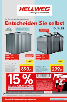 Hellweg Schwielowsee Prospekt der aktuellen Woche, gültig von 09.03.2026 bis 14.03.2026 Aktueller Hellweg Schwielowsee Prospekt "Entscheiden Sie selbst" mit 16 Seiten