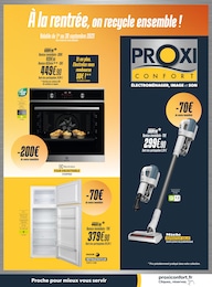 Catalogue Multimédia & Electroménager de Proxi Confort à Fraize, avec 8 pages Prospectus Multimédia & Electroménager de Proxi Confort à Fraize: "À la rentrée, on recycle ensemble !", 8 pages, 01/09/2025 - 30/09/2025
