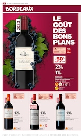 Promos Margaux dans le catalogue "FOIRE AUX VINS AVEC LE GOÛT DES BONS PLANS" de Carrefour Market à la page 8