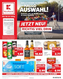 Whiskey im aktuellen Kaufland Prospekt (Essen) Whiskey im Kaufland Prospekt "Aktuelle Angebote" mit 72 Seiten (Essen)