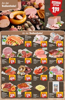 Mettwurst im REWE Prospekt "Dein Markt" mit 38 Seiten (Kiel)