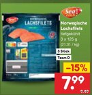Aktuelles Norwegische Lachsfilets Angebot bei Netto Marken-Discount in Bielefeld ab 7,99 €