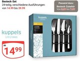 Besteck-Set im Angebot bei GLOBUS in Duisburg Besteck-Set Angebote von kuppels bei GLOBUS Duisburg für 3,99 €