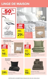 Promos Couette dans le catalogue "Carrefour" de Carrefour Couette en promo dans le catalogue Carrefour à la page 56