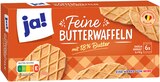 Feine Butterwaffeln im Angebot bei REWE in Meerbusch Feine Butterwaffeln Angebote von ja! bei REWE Meerbusch für 1,49 €