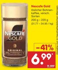 Gold im Angebot bei Netto Marken-Discount in Altenburg Gold Angebote von Nescafe bei Netto Marken-Discount Altenburg für 6,99 €