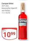 Bitter im Angebot bei GLOBUS in Braunschweig Bitter Angebote von Campari bei GLOBUS Braunschweig für 10,99 €
