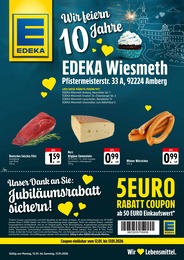 EDEKA Prospekt: "Wir feiern 10 Jahre", 2 Seiten, 12.01.2026 - 17.01.2026