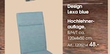 Design Lexa blue Hochlehnerauflage Angebote bei Zurbrüggen Herford für 48,00 €