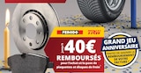 Jusqu'à 40€ remboursés pour l’achat et la pose de plaquettes et disques de frein à Vulco dans Bessines