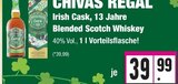 Irish Cask, 13 Jahre Blended Scotch Whiskey Angebote von Chivas Regal bei E center Pinneberg für 39,99 €