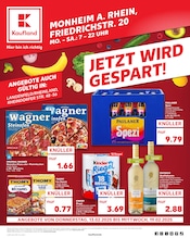 Aktueller Kaufland Prospekt mit Pizza, "UNSERE MEGA ANGEBOTE", Seite 1