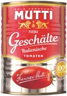 Pomodori Pelati Geschälte Tomaten Angebote von Mutti bei REWE Emden für 1,11 €