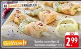 Spieße Lachsfilets & Garnelen mariniert Angebote von Grilltipp bei E center Bietigheim-Bissingen für 2,99 €