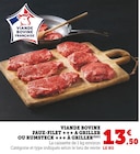 Faux-filet à griller ou rumsteck à griller en promo chez Hyper U Le Grand-Quevilly à 13,50 €