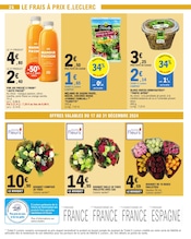 Promos Jus D'orange dans le catalogue "UN RÉVEILLON GOURMAND à prix E.Leclerc" de E.Leclerc à la page 26