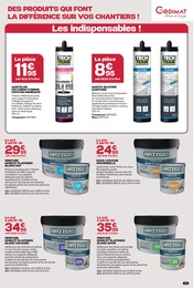 Prix et réduction Peinture dans le prospectus Gedimat en cours Offre Peinture dans le catalogue Gedimat du moment à la page 11
