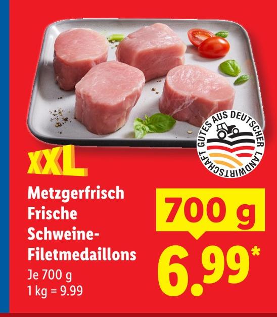 Metzgerfrisch Frische Schweine-Filetmedaillons