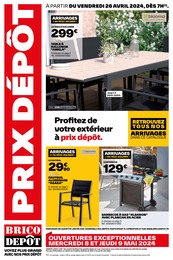 Prospectus Brico Dépôt à Lormont, "PRIX DÉPÔT", 24 pages, 26/04/2024 - 09/05/2024