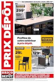 Catalogue Bricolage Brico Dépôt en cours à Méricourt et alentours, "PRIX DÉPÔT", 24 pages, 26/04/2024 - 09/05/2024