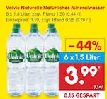 Naturelle Natürliches Mineralwasser im Angebot bei Netto Marken-Discount in Eberswalde Naturelle Natürliches Mineralwasser Angebote von Volvic bei Netto Marken-Discount Eberswalde für 1,19 €