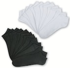 Lot de 12 paires d'invisibles adulte blanches en promo chez Super U Nanterre à 4,95 €