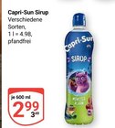 Sirup im Angebot bei GLOBUS in Oberhausen Sirup Angebote von Capri-Sun bei GLOBUS Oberhausen für 2,99 €