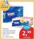 Taschentücher von Tempo für 2,99 € bei budni im Angebot Taschentücher von Tempo im aktuellen budni Prospekt