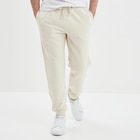 Pantalon jogging droit molleton ecru homme en promo chez La Halle Pantalon jogging droit molleton ecru homme dans le catalogue La Halle