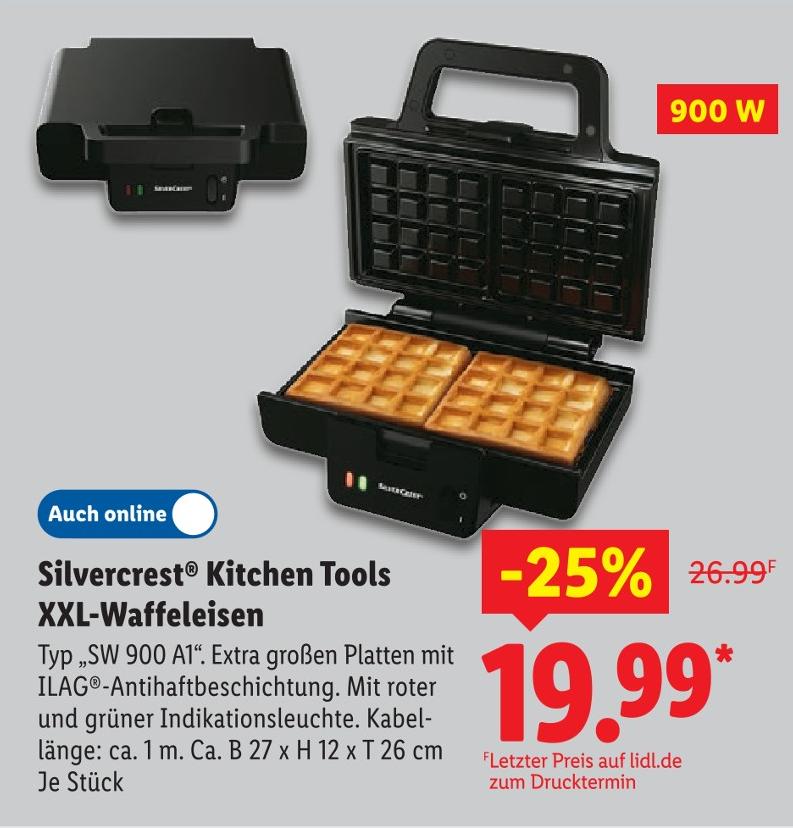 Kitchen Tools XXL-Waffeleisen