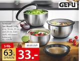 Schüssel-Set Mondi 3-tlg. Angebote von GEFU bei Zurbrüggen Dortmund für 33,00 €