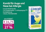 Kombi für Auge und Nase bei Allergie bei mea - meine apotheke im Prospekt "" für 14,75 €