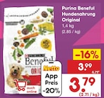 Beneful Hundenahrung Original im Angebot bei Netto Marken-Discount in Beckum Beneful Hundenahrung Original Angebote von Purina bei Netto Marken-Discount Beckum für 3,79 €