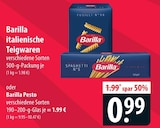 italienische Teigwaren im Angebot bei famila Nordost in Neustadt italienische Teigwaren Angebote von Barilla bei famila Nordost Neustadt für 0,99 €