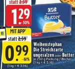 EDEKA - Die Streichzarte ungesalzen Angebot im Prospekt Die Streichzarte ungesalzen bei EDEKA im Prospekt "" für 0,99 €