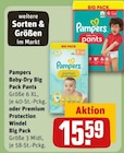 Baby-Dry Big Pack Pants oder Premium Protection Windel Big Pack Angebote von Pampers bei REWE Passau für 15,59 €