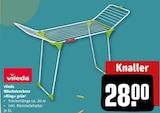 Wäschetrockner »King« grün³ von vileda für 28,00 € bei REWE im Angebot Wäschetrockner »King« grün³ von vileda im aktuellen REWE Prospekt