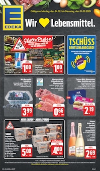 EDEKA Prospekt Wir lieben Lebensmittel! mit  Seiten in Schwepnitz und Umgebung