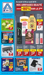 Catalogue Aldi "NOS ARRIVAGES BEAUTÉ JUSQU'À -80% SUR LE 2ÈME" à Agnières et alentours, 43 pages, 14/10/2025 - 20/10/2025