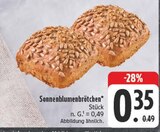 Aktuelle Wecker Angebote bei E center in Nürnberg Aktuelles Sonnenblumenbrötchen Angebot bei E center in Nürnberg ab 0,35 €